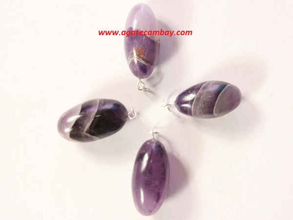 Amethsyt Lingam Pendant