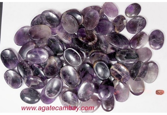 Amethyst Worry Stone