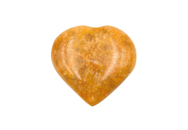 Gemstone Golden Quartz Heart