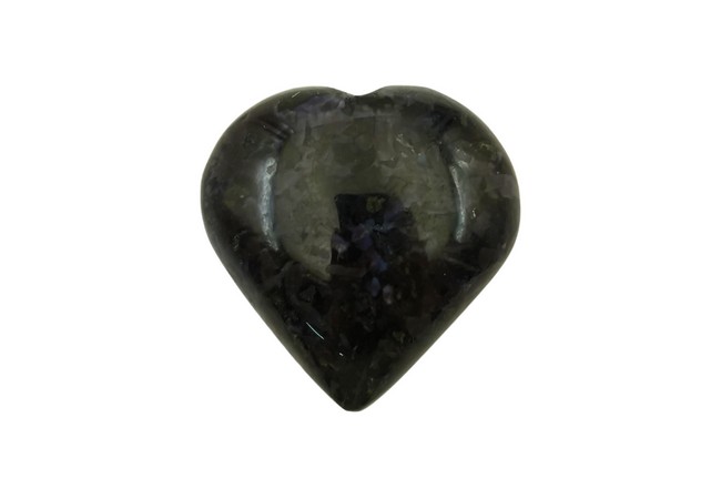 Gemstone Indigo Gabbro Heart