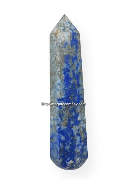 Gemstone Lapis Lazuli Facet Massage Wand