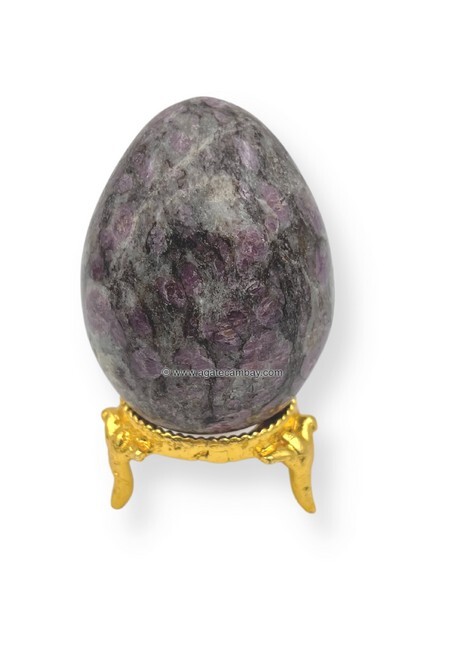 Ruby Feldspar Gemstone EGGS