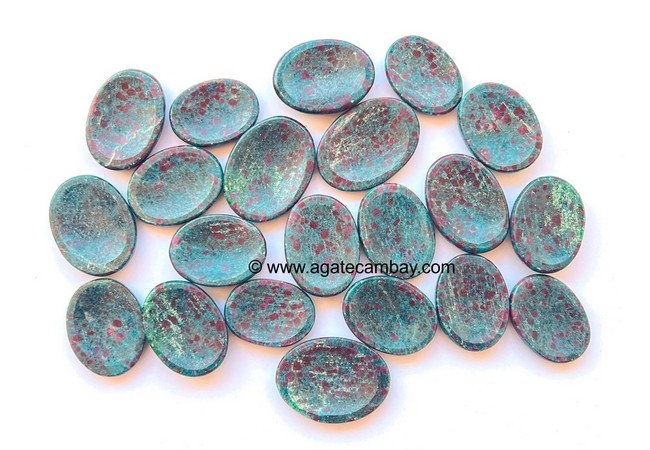 Ruby Kyanite Worry Stone