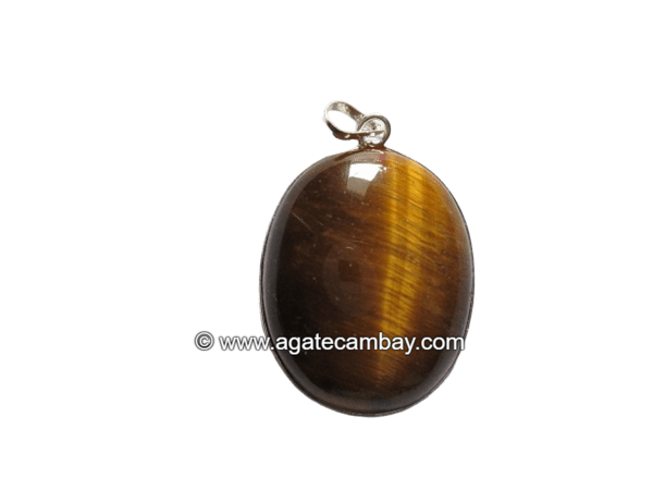 Tiger Eye Oval Pendants