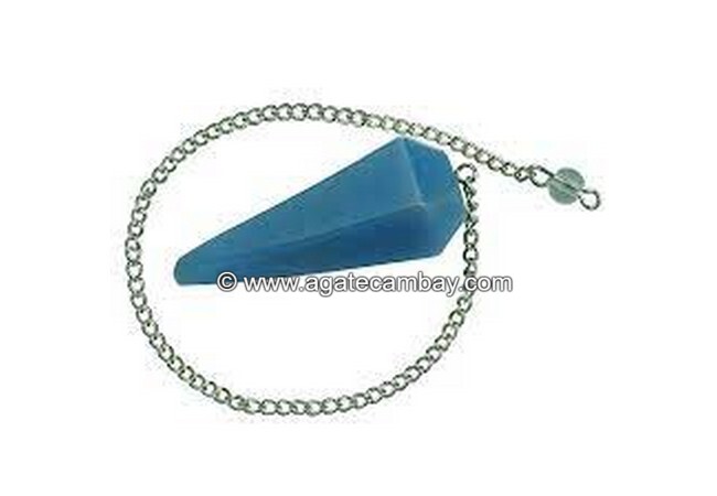 Angelite Facetted Pendulum