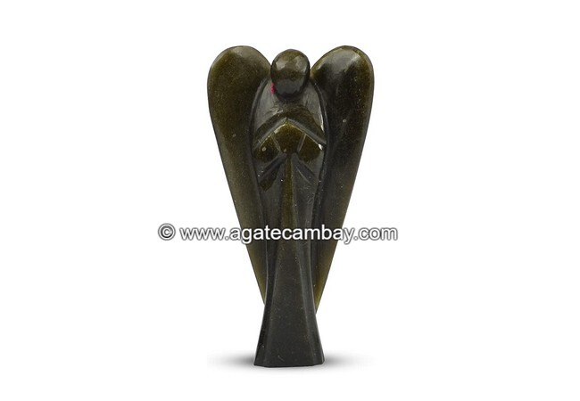Black Obsidian - 2 inch Angel