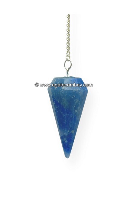 Dumortierite Facetted Pendulum