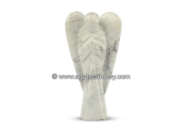 Howlite - 3 inch Angel