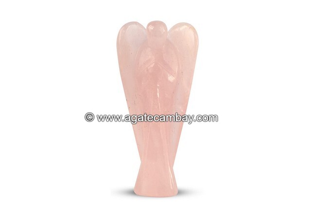 Rose Quartz - 2 inch Angel