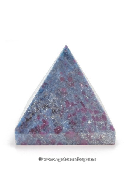 Ruby Kyanite Pyramid