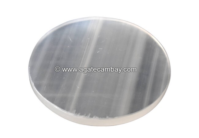 Selenite Plate Round- Plain