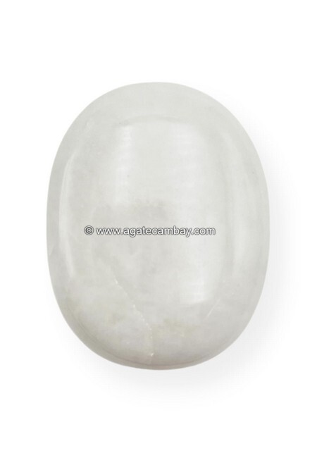 Snow Quartz Palm Stone