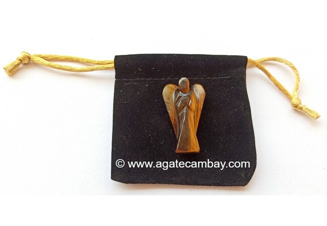 Tiger Eye - 1 inch Angel