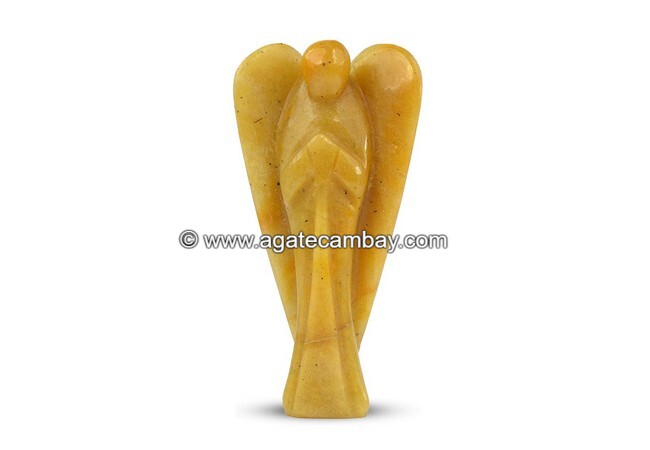 Yellow Jasper - 3 inch Angel