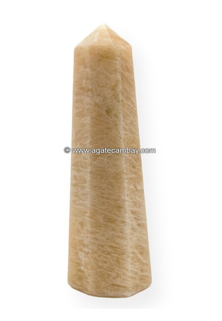 Cream Moonstone Obelisk
