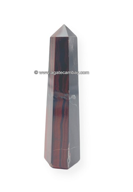 Red Tiger Eye Obelisk
